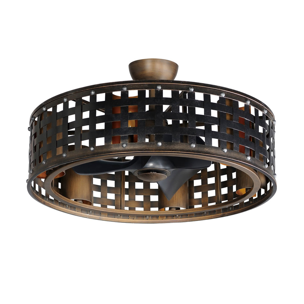 Maxim - LED Fandelight - Portcullis - Bronze Gilt- Union Lighting Luminaires Decor