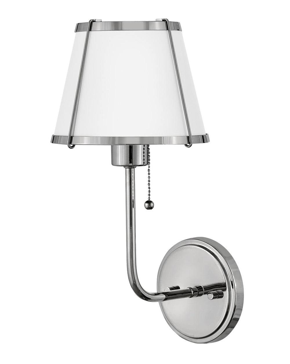 Hinkley Canada - LED Wall Sconce - Clarke - Polished Nickel- Union Lighting Luminaires Decor
