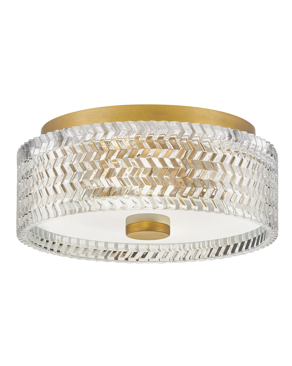 Hinkley Canada - LED Flush Mount - Elle - Heritage Brass- Union Lighting Luminaires Decor