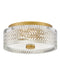 Hinkley Canada - LED Flush Mount - Elle - Heritage Brass- Union Lighting Luminaires Decor