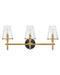 Hinkley Canada - LED Vanity - Marten - Heritage Brass- Union Lighting Luminaires Decor