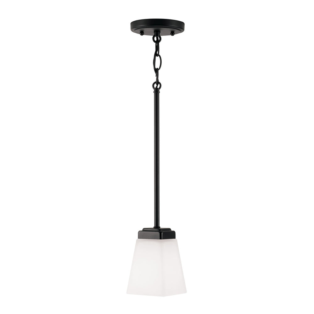 Capital Lighting - One Light Pendant - Baxley - Matte Black- Union Lighting Luminaires Decor