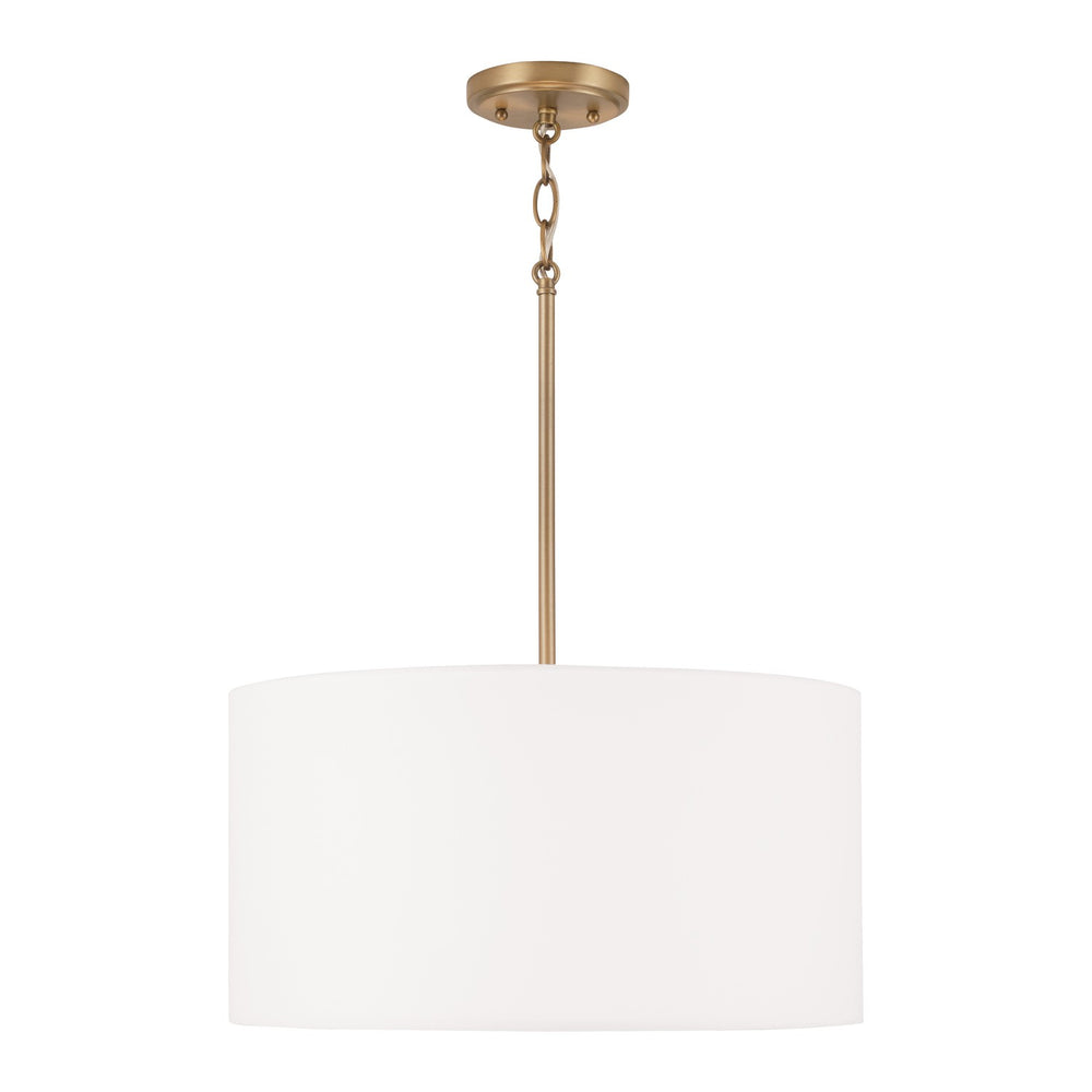 Capital Lighting - Three Light Pendant - Alan - Aged Brass- Union Lighting Luminaires Decor