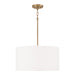 Capital Lighting - Three Light Pendant - Alan - Aged Brass- Union Lighting Luminaires Decor
