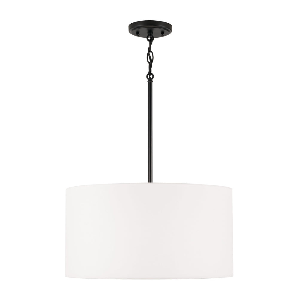 Capital Lighting - Three Light Pendant - Alan - Matte Black- Union Lighting Luminaires Decor