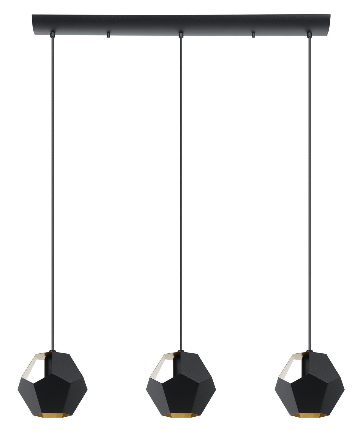 Eglo Canada - Three Light Pendant - Rasigures - Black- Union Lighting Luminaires Decor