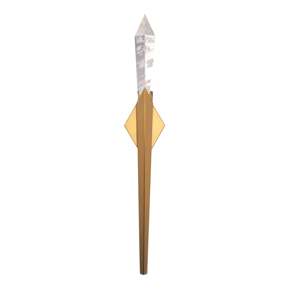 Schonbek Beyond - LED Wall Sconce - Solitude - Aged Brass- Union Lighting Luminaires Decor