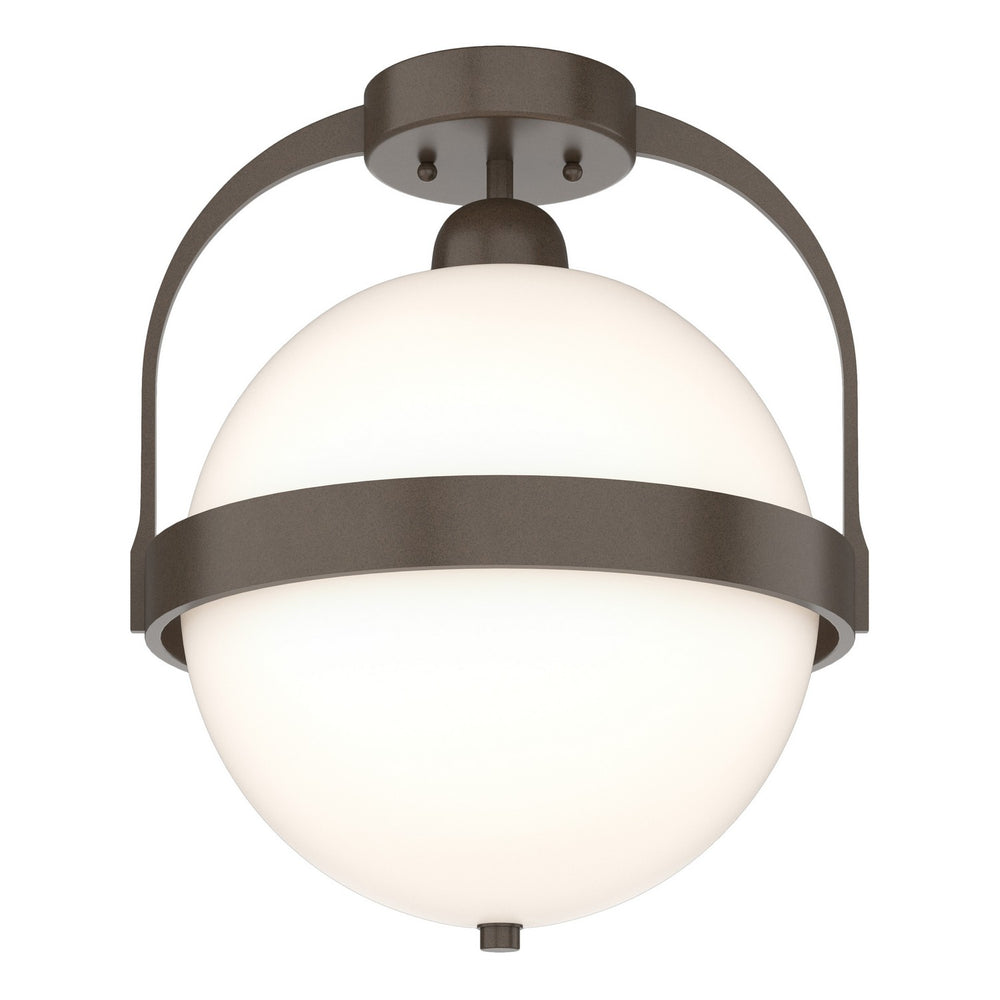 Hubbardton Forge - One Light Semi-Flush Mount - Atlas - Bronze- Union Lighting Luminaires Decor