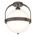 Hubbardton Forge - One Light Semi-Flush Mount - Atlas - Bronze- Union Lighting Luminaires Decor