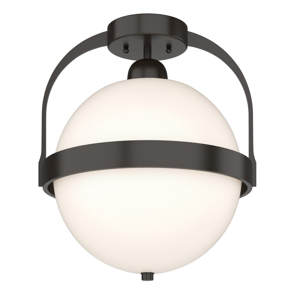 Hubbardton Forge - One Light Semi-Flush Mount - Atlas - Oil Rubbed Bronze- Union Lighting Luminaires Decor