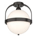 Hubbardton Forge - One Light Semi-Flush Mount - Atlas - Oil Rubbed Bronze- Union Lighting Luminaires Decor