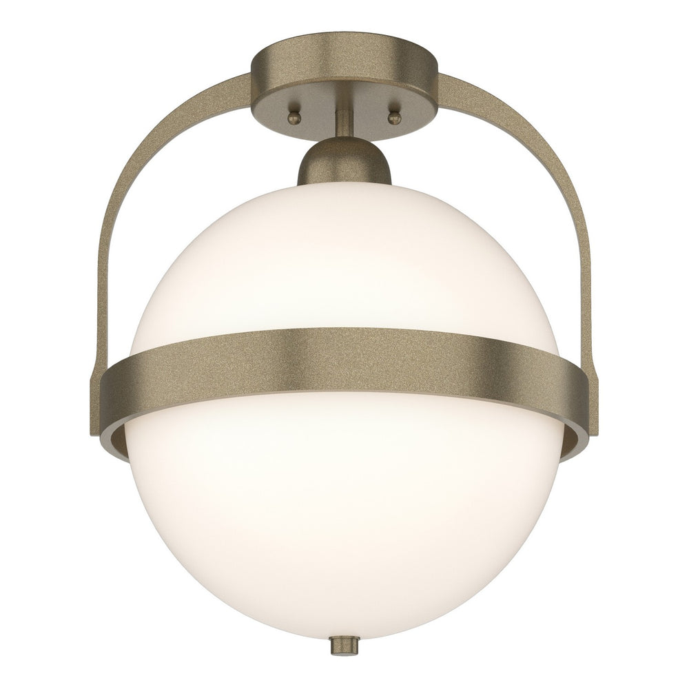 Hubbardton Forge - One Light Semi-Flush Mount - Atlas - Soft Gold- Union Lighting Luminaires Decor