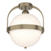 Hubbardton Forge - One Light Semi-Flush Mount - Atlas - Soft Gold- Union Lighting Luminaires Decor