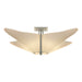 Hubbardton Forge - Four Light Semi-Flush Mount - Kirigami - Vintage Platinum- Union Lighting Luminaires Decor