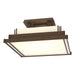 Hubbardton Forge - Four Light Semi-Flush Mount - Steppe - Coastal Bronze- Union Lighting Luminaires Decor