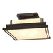 Hubbardton Forge - Four Light Semi-Flush Mount - Steppe - Oil Rubbed Bronze- Union Lighting Luminaires Decor