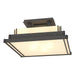 Hubbardton Forge - Four Light Semi-Flush Mount - Steppe - Natural Iron- Union Lighting Luminaires Decor