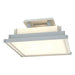 Hubbardton Forge - Four Light Semi-Flush Mount - Steppe - Vintage Platinum- Union Lighting Luminaires Decor