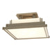 Hubbardton Forge - Four Light Semi-Flush Mount - Steppe - Soft Gold- Union Lighting Luminaires Decor