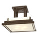 Hubbardton Forge - Four Light Semi-Flush Mount - Steppe - Coastal Bronze- Union Lighting Luminaires Decor