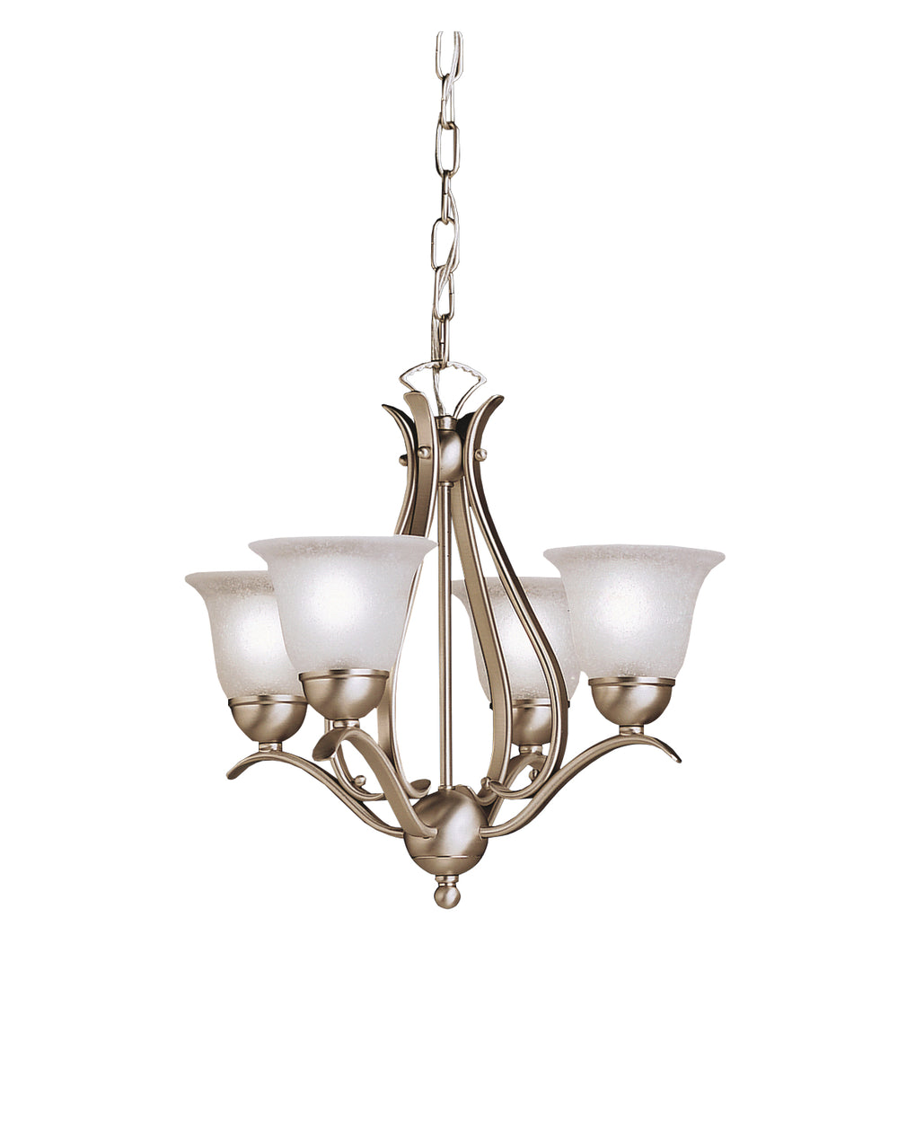 Kichler Canada - Four Light Mini Chandelier - Dover - Brushed Nickel- Union Lighting Luminaires Decor