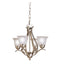 Kichler Canada - Four Light Mini Chandelier - Dover - Brushed Nickel- Union Lighting Luminaires Decor