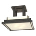 Hubbardton Forge - Four Light Semi-Flush Mount - Steppe - Natural Iron- Union Lighting Luminaires Decor