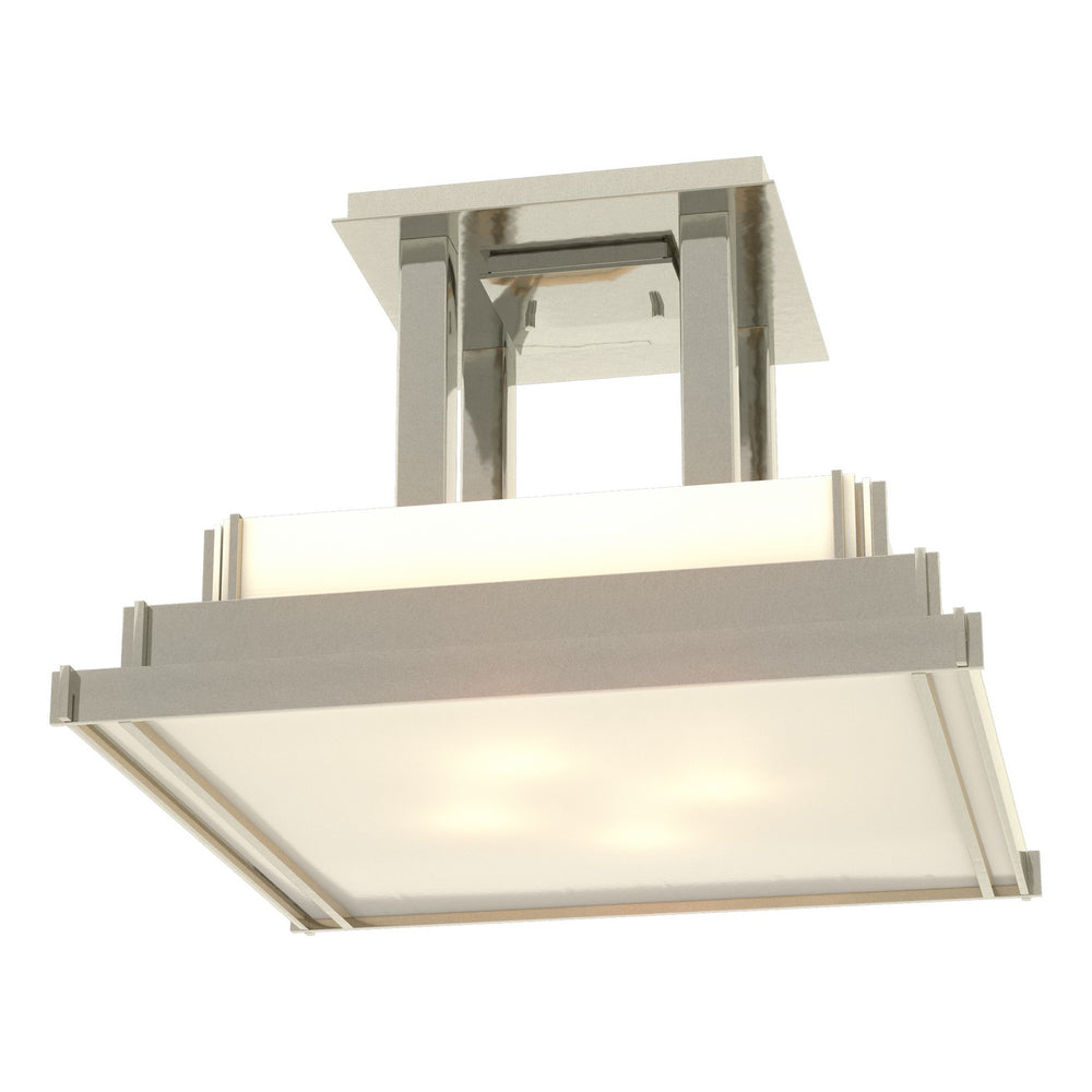 Hubbardton Forge - Four Light Semi-Flush Mount - Steppe - Modern Brass- Union Lighting Luminaires Decor