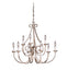 Kichler Canada - Nine Light Chandelier - Dover - Brushed Nickel- Union Lighting Luminaires Decor