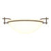 Hubbardton Forge - One Light Semi-Flush Mount - Moonband - Bronze- Union Lighting Luminaires Decor
