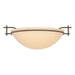 Hubbardton Forge - One Light Semi-Flush Mount - Moonband - Bronze- Union Lighting Luminaires Decor