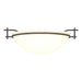 Hubbardton Forge - One Light Semi-Flush Mount - Moonband - Oil Rubbed Bronze- Union Lighting Luminaires Decor