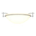 Hubbardton Forge - One Light Semi-Flush Mount - Moonband - Vintage Platinum- Union Lighting Luminaires Decor