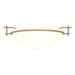 Hubbardton Forge - One Light Semi-Flush Mount - Moonband - Soft Gold- Union Lighting Luminaires Decor