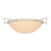 Hubbardton Forge - One Light Semi-Flush Mount - Moonband - Sterling- Union Lighting Luminaires Decor