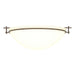 Hubbardton Forge - Three Light Semi-Flush Mount - Moonband - Bronze- Union Lighting Luminaires Decor