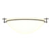 Hubbardton Forge - Three Light Semi-Flush Mount - Moonband - Dark Smoke- Union Lighting Luminaires Decor