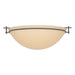 Hubbardton Forge - Three Light Semi-Flush Mount - Moonband - Dark Smoke- Union Lighting Luminaires Decor