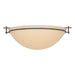 Hubbardton Forge - Three Light Semi Flush Mount - Moonband - Oil Rubbed Bronze- Union Lighting Luminaires Decor