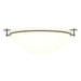 Hubbardton Forge - Three Light Semi-Flush Mount - Moonband - Natural Iron- Union Lighting Luminaires Decor