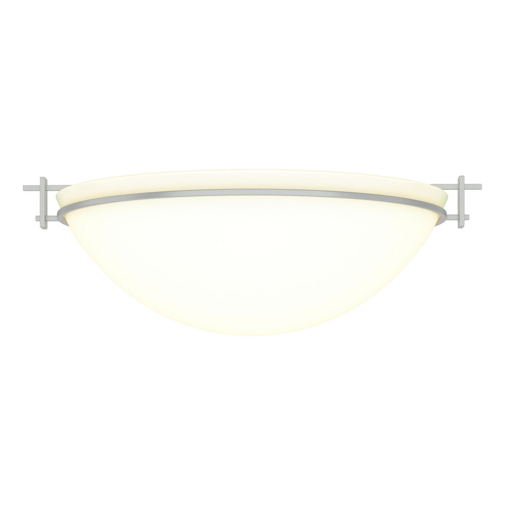 Hubbardton Forge - Three Light Semi-Flush Mount - Moonband - Vintage Platinum- Union Lighting Luminaires Decor