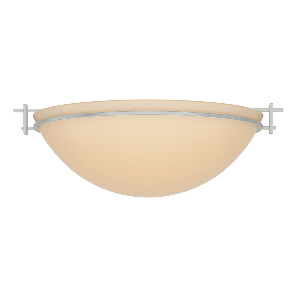 Hubbardton Forge - Three Light Semi-Flush Mount - Moonband - Vintage Platinum- Union Lighting Luminaires Decor