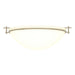 Hubbardton Forge - Three Light Semi-Flush Mount - Moonband - Soft Gold- Union Lighting Luminaires Decor