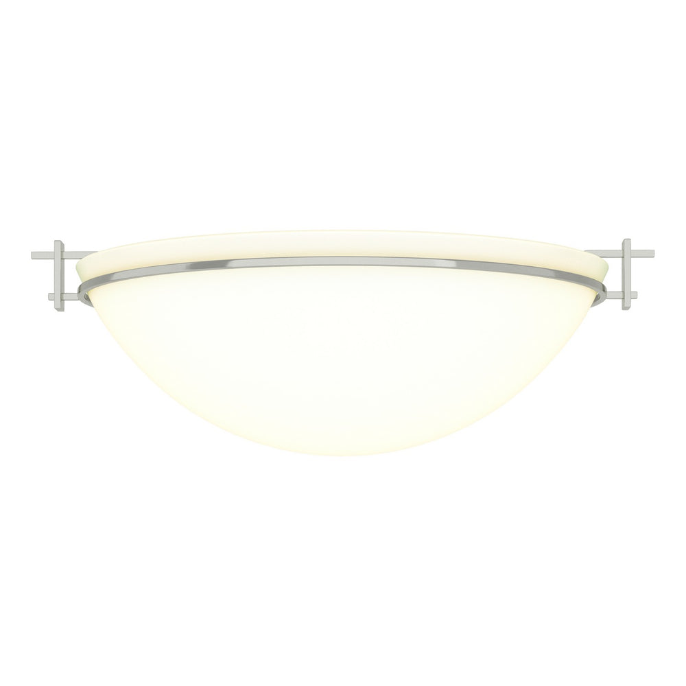 Hubbardton Forge - Three Light Semi-Flush Mount - Moonband - Sterling- Union Lighting Luminaires Decor