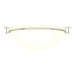 Hubbardton Forge - Three Light Semi-Flush Mount - Moonband - Sterling- Union Lighting Luminaires Decor