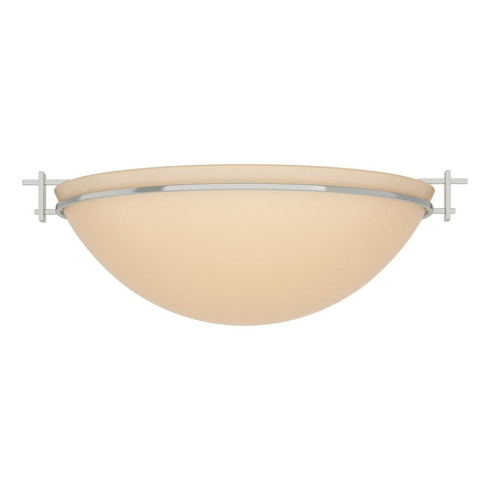 Hubbardton Forge - Three Light Semi-Flush Mount - Moonband - Sterling- Union Lighting Luminaires Decor