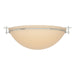 Hubbardton Forge - Three Light Semi-Flush Mount - Moonband - Sterling- Union Lighting Luminaires Decor