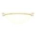 Hubbardton Forge - Three Light Semi Flush Mount - Moonband - Modern Brass- Union Lighting Luminaires Decor