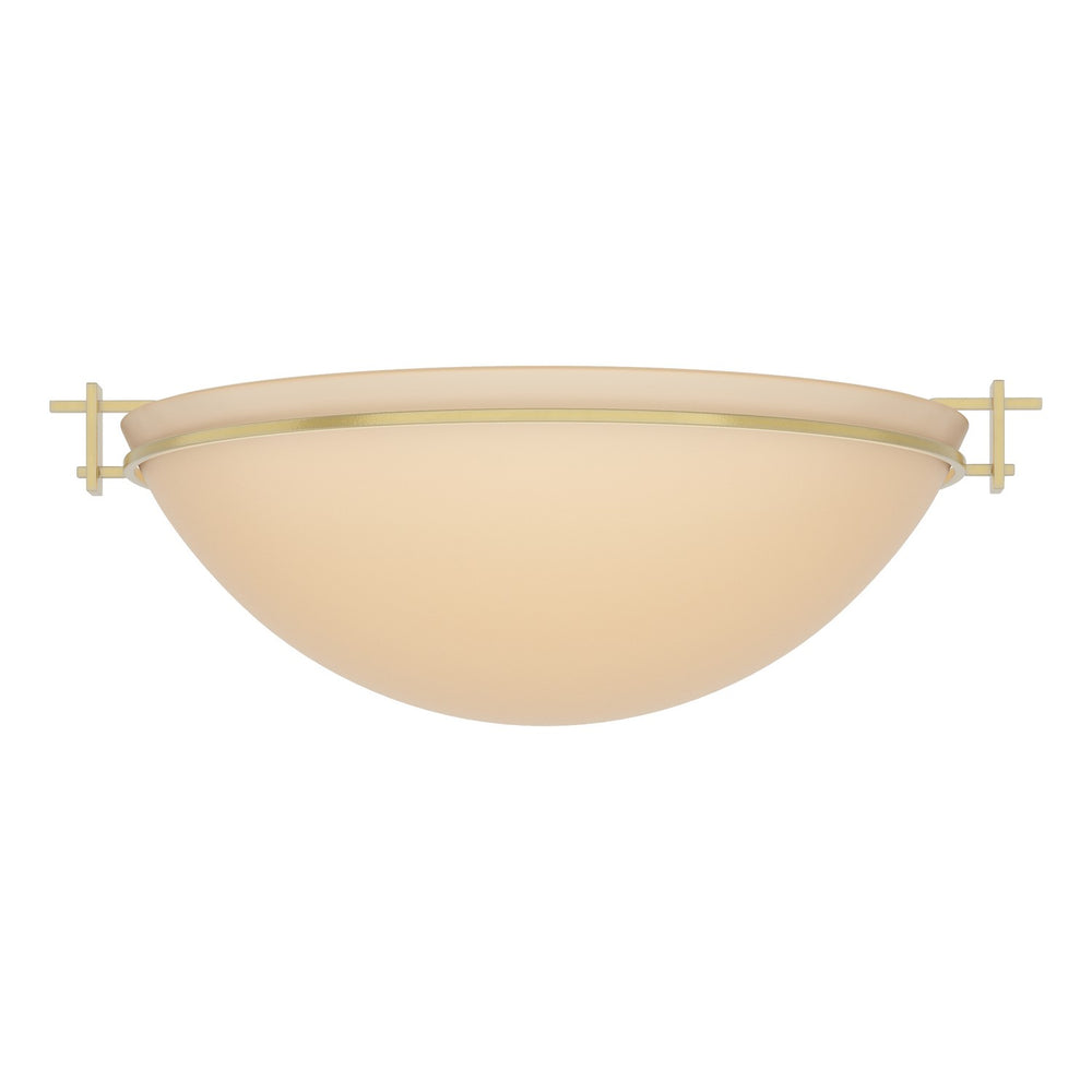 Hubbardton Forge - Three Light Semi Flush Mount - Moonband - Modern Brass- Union Lighting Luminaires Decor