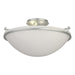 Hubbardton Forge - Three Light Semi-Flush Mount - Simple Lines - Vintage Platinum- Union Lighting Luminaires Decor